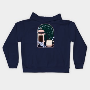 Fueled By Feminism Coffee & Rage Kids Hoodie